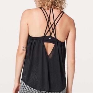 Lululemon Tighten Up Tank Black size 6